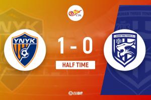 半场-云南玉昆1-0武汉三镇 罗竞远射破门邓涵文抽射造险 半场-云南玉昆1-0武汉三镇 罗竞远射破门邓涵文抽射造险