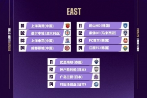2025/26赛季亚冠精英联赛抽签结果出炉,上海申花落位东亚区D3 2025/26赛季亚冠精英联赛抽签结果出炉,上海申花落位东亚区D3