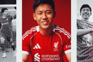 利物浦晒海报:远藤航解锁英超50场里程碑 利物浦晒海报:远藤航解锁英超50场里程碑