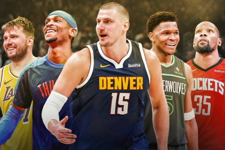 ClutchPoints评西部前5:约基奇、SGA、爱德华兹、东契奇、杜兰特 ClutchPoints评西部前5:约基奇、SGA、爱德华兹、东契奇、杜兰特