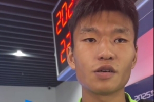 首次代表国安首发,李睿跃:给自己打50分,比赛强度和训练不同 首次代表国安首发,李睿跃:给自己打50分,比赛强度和训练不同