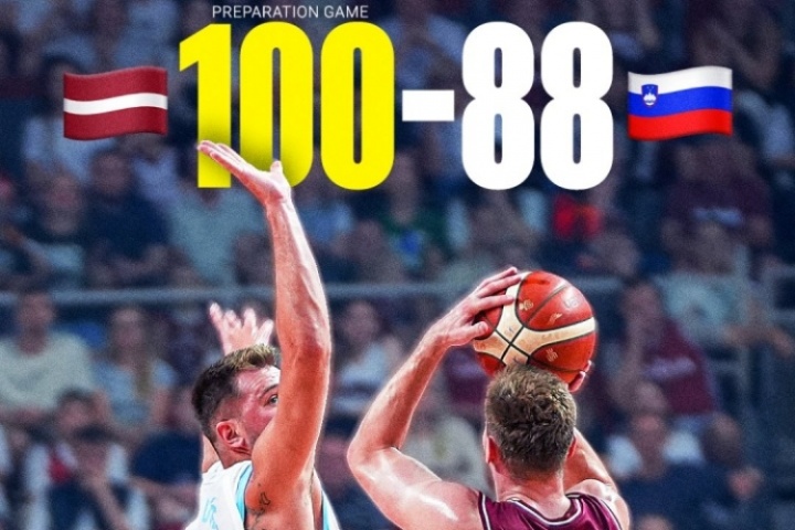 东契奇17分钟26分但伤退 波津20分 斯洛文尼亚热身赛不敌拉脱维亚 东契奇17分钟26分但伤退 波津20分 斯洛文尼亚热身赛不敌拉脱维亚