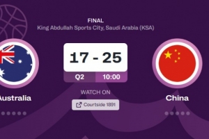 17比25!澳大利亚男篮本届亚洲杯首次首节结束时落后 17比25!澳大利亚男篮本届亚洲杯首次首节结束时落后