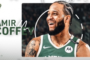 训练营合同!雄鹿官方:球队签下前锋阿米尔-科菲 训练营合同!雄鹿官方:球队签下前锋阿米尔-科菲