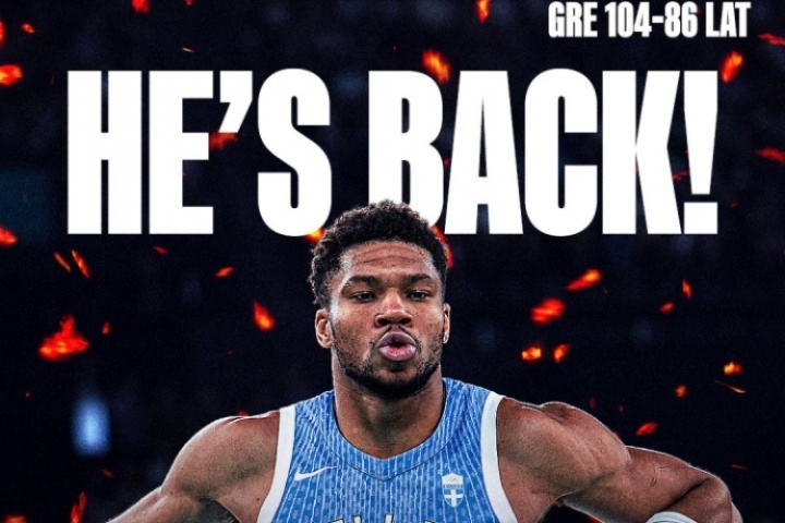 字母哥欧锦赛热身赛首秀🔥15分钟12中9爆砍25分10板3助2断2帽 字母哥欧锦赛热身赛首秀🔥15分钟12中9爆砍25分10板3助2断2帽