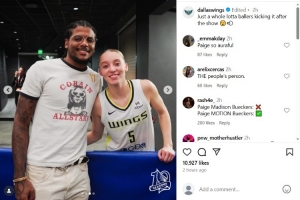 44分创新秀单场得分纪录!飞翼官方晒布克斯与杰伦-格林&切特合影 44分创新秀单场得分纪录!飞翼官方晒布克斯与杰伦-格林&切特合影