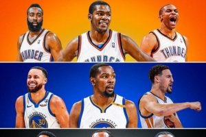 雷勇网日!美媒:杜兰特生涯的四个三巨头球队哪支更强? 雷勇网日!美媒:杜兰特生涯的四个三巨头球队哪支更强?