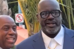 魔术师社媒晒与奥尼尔同框视频:我们一共获得了9个总冠军! 魔术师社媒晒与奥尼尔同框视频:我们一共获得了9个总冠军!