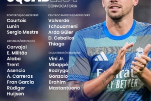 皇马对阵皇家奥维耶多名单:姆巴佩领衔,维尼修斯、罗德里戈在列 皇马对阵皇家奥维耶多名单:姆巴佩领衔,维尼修斯、罗德里戈在列