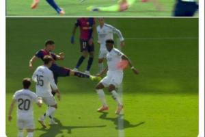 每体晒此前琼阿梅尼手球争议质疑:同一个裁判,猜猜哪个是点球? 每体晒此前琼阿梅尼手球争议质疑:同一个裁判,猜猜哪个是点球?