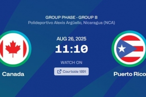 乔治+米勒VS老六!小组赛最后一轮加拿大和波多黎各正面对决争第1 乔治+米勒VS老六!小组赛最后一轮加拿大和波多黎各正面对决争第1