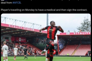 罗马诺:伯恩茅斯20岁前锋阿杜-阿杰伊将转会里耶卡,周一体检 罗马诺:伯恩茅斯20岁前锋阿杜-阿杰伊将转会里耶卡,周一体检