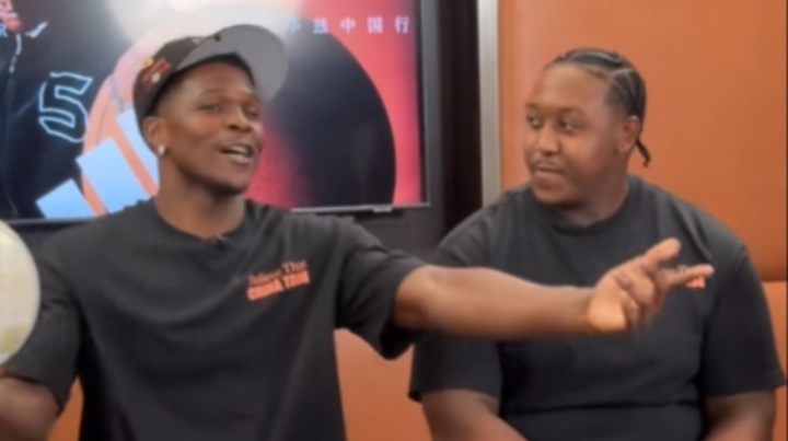 😂几天不见发福了!华子身边坐了个胖版“杰伦威” 😂几天不见发福了!华子身边坐了个胖版“杰伦威”