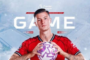 期待英超首球!舍什科社媒晒个人海报,预热对阵富勒姆比赛 期待英超首球!舍什科社媒晒个人海报,预热对阵富勒姆比赛