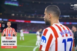 马竞1-1埃尔切,汉茨科被官方评选为全场最佳球员 马竞1-1埃尔切,汉茨科被官方评选为全场最佳球员