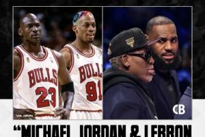 罗德曼:巅峰光头乔丹太性感 而詹姆斯看起来就像个开翻斗卡车的 罗德曼:巅峰光头乔丹太性感 而詹姆斯看起来就像个开翻斗卡车的