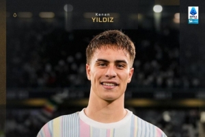 送出2次助攻!伊尔迪兹当选尤文2-0帕尔马全场最佳球员 送出2次助攻!伊尔迪兹当选尤文2-0帕尔马全场最佳球员