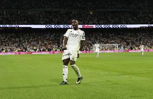 打破进球荒!维尼修斯24年10月至昨日,在西甲客场比赛中未取一球 打破进球荒!维尼修斯24年10月至昨日,在西甲客场比赛中未取一球