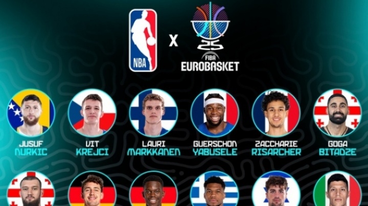 有比赛看了🔥欧锦赛明日揭幕开打！届时将有23名NBA球星征战！