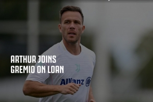 尤文官方:阿图尔租借加盟巴西球队格雷米奥 尤文官方:阿图尔租借加盟巴西球队格雷米奥