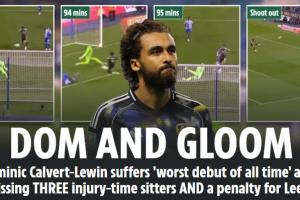 逆天首秀!勒温连续3次离谱错失良机+失点,利兹联爆冷不敌谢周三 逆天首秀!勒温连续3次离谱错失良机+失点,利兹联爆冷不敌谢周三