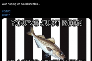 爆冷淘汰曼联!格林斯比社媒晒图玩梗:你刚刚被鱼扇了一巴掌 爆冷淘汰曼联!格林斯比社媒晒图玩梗:你刚刚被鱼扇了一巴掌