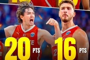 首战20分大胜东道主！鲁迪更推：土耳其队打得真棒