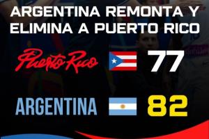 波多黎各末节被逆转11分 老六加时重伤 阿根廷杀入美洲杯半决赛 波多黎各末节被逆转11分 老六加时重伤 阿根廷杀入美洲杯半决赛