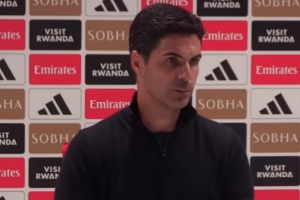 阿尔特塔:萨卡将缺席几周但无需手术 利物浦会持续进步 阿尔特塔:萨卡将缺席几周但无需手术 利物浦会持续进步