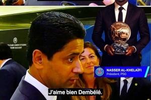 喜欢亚马尔吗?纳赛尔:我喜欢登贝莱,他绝对是金球奖热门 喜欢亚马尔吗?纳赛尔:我喜欢登贝莱,他绝对是金球奖热门