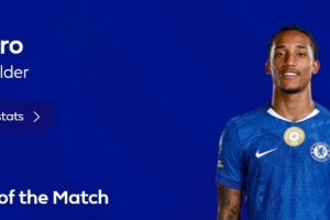 首开记录!英超官方:若昂-佩德罗当选切尔西2-0富勒姆全场最佳 首开记录!英超官方:若昂-佩德罗当选切尔西2-0富勒姆全场最佳