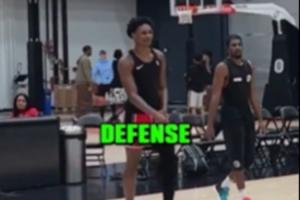 扮猪吃老虎😂阿门大喊:我不会防守🙃结果训练中挨个锁死对手 扮猪吃老虎😂阿门大喊:我不会防守🙃结果训练中挨个锁死对手