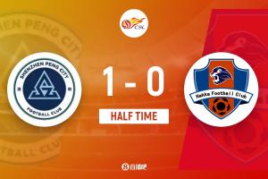 半场-新鹏城暂1-0梅州 韦斯利点射恩戈姆送点梅州进球被吹出界 半场-新鹏城暂1-0梅州 韦斯利点射恩戈姆送点梅州进球被吹出界