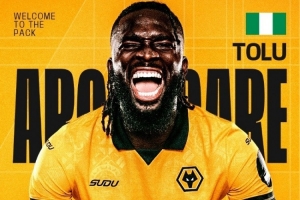 官方:狼队签下亨克中锋阿洛科达尔 据悉转会费2340万镑 官方:狼队签下亨克中锋阿洛科达尔 据悉转会费2340万镑