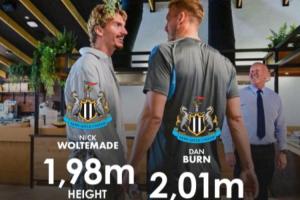 💪纽卡斯尔篮球队!当1米98的沃尔特马德,遇上2米01的丹-伯恩 💪纽卡斯尔篮球队!当1米98的沃尔特马德,遇上2米01的丹-伯恩