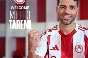 官方：塔雷米加盟奥林匹亚科斯，据悉转会费250万欧