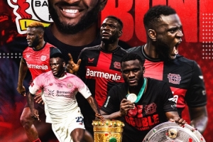 勒沃库森官方:24岁尼日利亚中锋博尼法斯外租不莱梅1个赛季 勒沃库森官方:24岁尼日利亚中锋博尼法斯外租不莱梅1个赛季