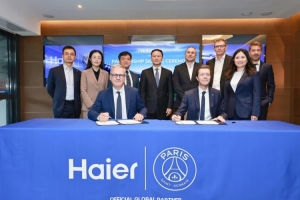 官方:巴黎圣日耳曼与中国海尔集团,达成全球合作伙伴协议 官方:巴黎圣日耳曼与中国海尔集团,达成全球合作伙伴协议