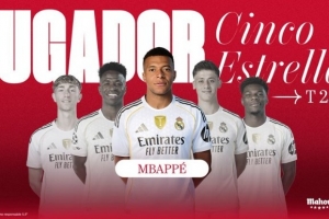 3场西甲3球,官方:姆巴佩当选皇马8月份队内最佳球员 3场西甲3球,官方:姆巴佩当选皇马8月份队内最佳球员