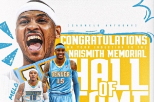 掘金官方:篮球界的传奇人物荣登奈史密斯名人堂 恭喜甜瓜 掘金官方:篮球界的传奇人物荣登奈史密斯名人堂 恭喜甜瓜