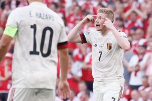 德布劳内打进比利时国家队生涯第34球,超越阿扎尔且少用13场比赛 德布劳内打进比利时国家队生涯第34球,超越阿扎尔且少用13场比赛