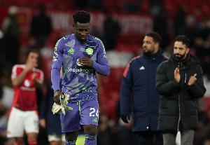 BBC:奥纳纳来曼联是因为他的短传能力,结果却不得不长传 BBC:奥纳纳来曼联是因为他的短传能力,结果却不得不长传