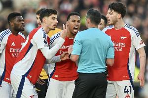 邮报:阿森纳vs曼城焦点大战将启用裁判摄像系统 邮报:阿森纳vs曼城焦点大战将启用裁判摄像系统