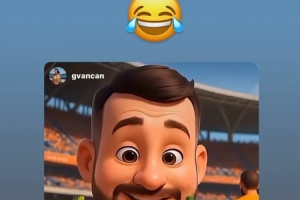 接地气😂卡扎ins转发球迷制作Q版形象视频,左手大葱右手奶茶 接地气😂卡扎ins转发球迷制作Q版形象视频,左手大葱右手奶茶