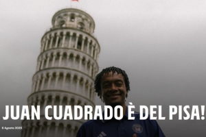 夸德拉多:我希望帮助比萨成功保级,并跟随哥伦比亚参加世界杯 夸德拉多:我希望帮助比萨成功保级,并跟随哥伦比亚参加世界杯