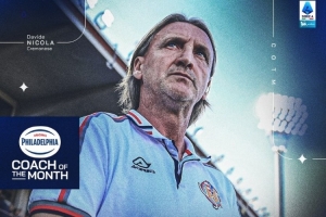 两战两胜!官方:克雷莫内塞主帅大卫-尼科拉当选意甲8月最佳教练 两战两胜!官方:克雷莫内塞主帅大卫-尼科拉当选意甲8月最佳教练