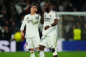 阿斯:皇马中后卫频遭伤病困扰,阿拉巴、米利唐、吕迪格轮番缺席 阿斯:皇马中后卫频遭伤病困扰,阿拉巴、米利唐、吕迪格轮番缺席