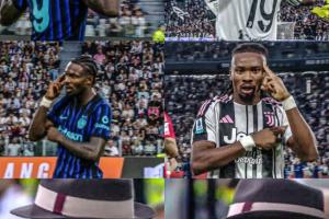 图拉姆德比!两个图拉姆头球后做出一样庆祝动作,老图拉姆见证 图拉姆德比!两个图拉姆头球后做出一样庆祝动作,老图拉姆见证