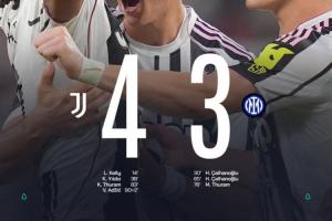 国家德比?神仙德比💥尤文4-3国米对轰局,单场4个世界波🚀 国家德比?神仙德比💥尤文4-3国米对轰局,单场4个世界波🚀