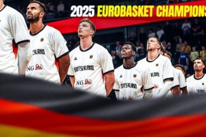 德媒:夺得欧锦赛冠军后德国男篮每名球员将获得3万欧元奖金 德媒:夺得欧锦赛冠军后德国男篮每名球员将获得3万欧元奖金